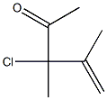 3-Chloro-3,4-dimethyl-4-penten-2-one Structure