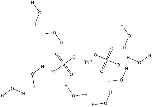 Thorium disulfate nonahydrate 구조식 이미지