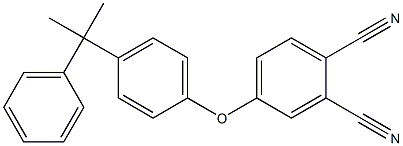 4-[4-(1-Methyl-1-phenylethyl)phenoxy]phthalonitrile 구조식 이미지