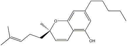 (R)-2-Methyl-2-(4-methyl-3-pentenyl)-7-pentyl-2H-1-benzopyran-5-ol Structure