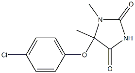 5-(p-Chlorophenoxy)methyl-5-methylhydantoin Structure