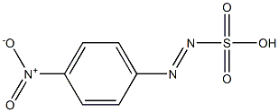 p-Nitrobenzenediazosulfonic acid 구조식 이미지