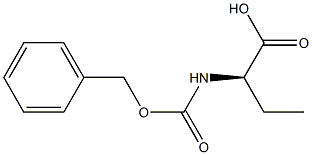 (2R)-2-[(Benzyloxycarbonyl)amino]butyric acid 구조식 이미지