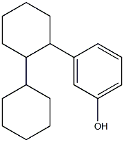 3-(2-Cyclohexylcyclohexyl)phenol Structure