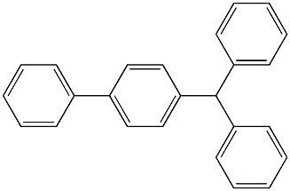 4-Benzhydrylbiphenyl 구조식 이미지