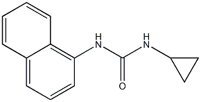 1-Cyclopropyl-3-(1-naphtyl)urea 구조식 이미지