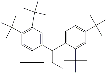 1-(2,4,5-Tri-tert-butylphenyl)-1-(2,4-di-tert-butylphenyl)propane 구조식 이미지