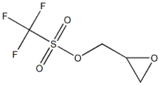 2-(Trifluoromethylsulfonyloxymethyl)oxirane 구조식 이미지