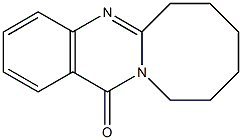 6,7,8,9,10,11-Hexahydro-13H-azocino[2,1-b]quinazolin-13-one 구조식 이미지