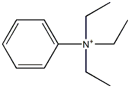 Phenyltriethylaminium Structure