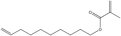 Methacrylic acid (9-decenyl) ester 구조식 이미지