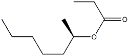 (-)-Propionic acid (R)-1-methylhexyl ester Structure