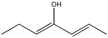 2,4-Heptadien-4-ol Structure