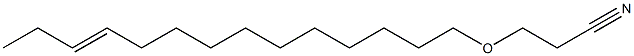 3-(11-Tetradecenyloxy)propionitrile 구조식 이미지