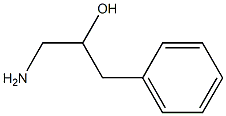 3-Phenyl-2-hydroxy-1-propanamine 구조식 이미지
