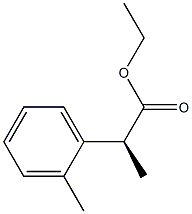[S,(+)]-2-o-Tolylpropanoic acid ethyl ester Structure