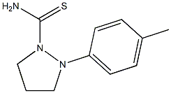 (Tetrahydro-2-(4-methylphenyl)-1H-pyrazole)-1-carbothioamide 구조식 이미지