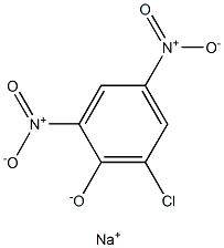 Sodium 6-chloro-2,4-dinitrophenolate 구조식 이미지