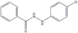 Benzoic acid N'-(4-chlorophenyl) hydrazide Structure