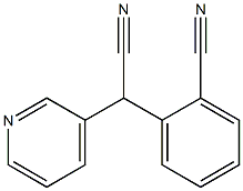 (2-Cyanophenyl)(3-pyridinyl)acetonitrile 구조식 이미지