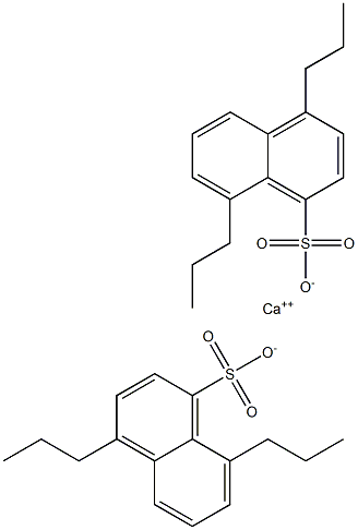 Bis(4,8-dipropyl-1-naphthalenesulfonic acid)calcium salt 구조식 이미지