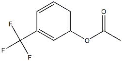 1-Acetoxy-3-(trifluoromethyl)benzene 구조식 이미지