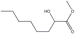 2-Hydroxycaprylic acid methyl ester Structure