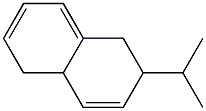 1,2,4a,5-Tetrahydro-2-isopropylnaphthalene Structure