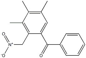 3,4,5-Trimethyl-2-(nitromethyl)benzophenone Structure