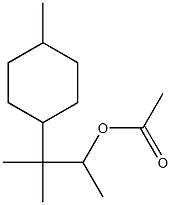 Acetic acid 1-(p-menthan-8-yl)ethyl ester 구조식 이미지