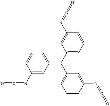 Tris(3-isocyanatophenyl)methane Structure