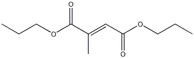 2-Methylfumaric acid dipropyl ester 구조식 이미지