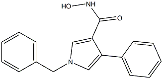 1-Benzyl-3-hydroxyaminocarbonyl-4-phenyl-1H-pyrrole Structure