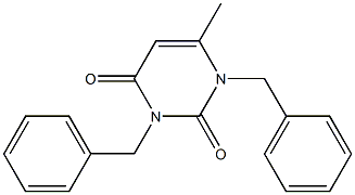 1,3-Dibenzyl-6-methyluracil Structure