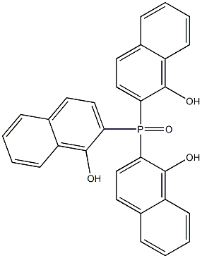 Tris(1-hydroxy-2-naphtyl)phosphine oxide Structure