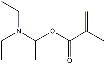 Methacrylic acid 1-(diethylamino)ethyl ester Structure