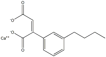 2-(3-Butylphenyl)maleic acid calcium salt 구조식 이미지