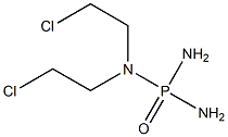 [N,N-Bis(2-chloroethyl)amino]diaminophosphine oxide 구조식 이미지