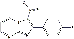 2-(4-Fluorophenyl)-3-nitroimidazo[1,2-a]pyrimidine 구조식 이미지