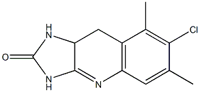 7-Chloro-6,8-dimethyl-9,9a-dihydro-1H-imidazo[4,5-b]quinolin-2(3H)-one 구조식 이미지