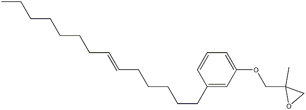 3-(6-Tetradecenyl)phenyl 2-methylglycidyl ether 구조식 이미지