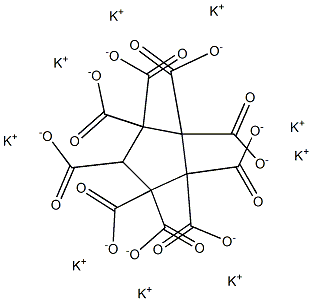 1,1,2,2,3,3,4,4,5-Cyclopentanenonacarboxylic acid nonapotassium salt Structure