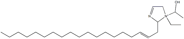 1-Ethyl-1-(1-hydroxyethyl)-2-(2-nonadecenyl)-3-imidazoline-1-ium 구조식 이미지