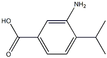 3-Amino-4-isopropylbenzoic acid 구조식 이미지