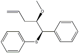 (1R,2R)-2-Methoxy-1-phenyl-1-phenylthio-4-pentene 구조식 이미지