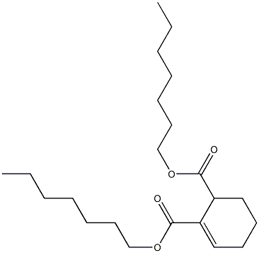 1-Cyclohexene-2,3-dicarboxylic acid diheptyl ester 구조식 이미지