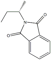 (+)-N-[(S)-sec-Butyl]phthalimide 구조식 이미지