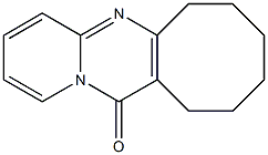 6,7,8,9,10,11-Hexahydro-12H-cycloocta[d]pyrido[1,2-a]pyrimidin-12-one 구조식 이미지