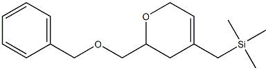 6-Benzyloxymethyl-4-(trimethylsilylmethyl)-5,6-dihydro-2H-pyran Structure