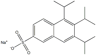 5,6,7-Triisopropyl-2-naphthalenesulfonic acid sodium salt Structure